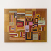 Compensation, Kandinsky Inspired Geometric Art Puzzle (Horizontal)