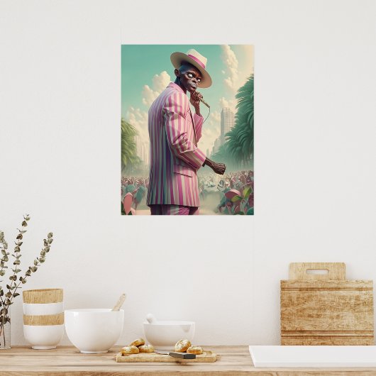 Compère - Surrealist Art Poster (Küche)