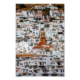 Competa Costa Del Sol Andalucia Spanien Fotodruck
