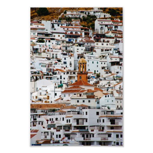 Competa Costa Del Sol Andalucia Spanien Fotodruck (Vorne)