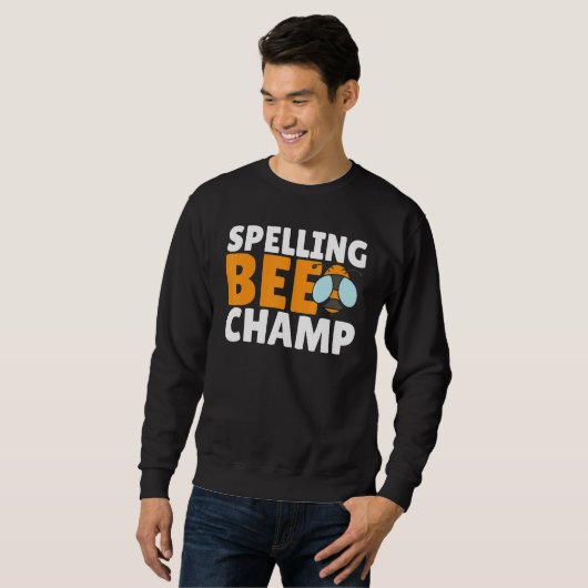 Competitive Spelling Contest Word Nerd Spelling Be Sweatshirt (Vorne ganz)