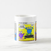 Comphy Critterz Cartoon-Tasse #2 Kaffeetasse (Mittel)