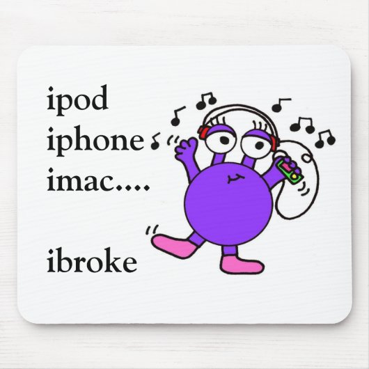 Comphy Critterz imac Mausunterlage Mousepad (Vorne)