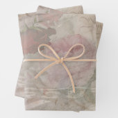 Compilation der amerikanischen Blumendekoupage Geschenkpapier Set (Beispiel)