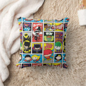 Compilation-Muster der Chibi-Gerechtigkeitsliga Kissen (Decke)