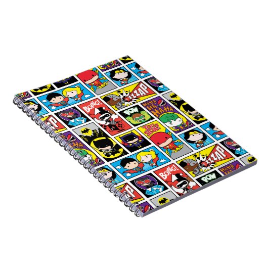 Compilation-Muster der Chibi-Gerechtigkeitsliga Notizblock (Rechte Seite)