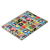 Compilation-Muster der Chibi-Gerechtigkeitsliga Notizblock (Linke Seite)