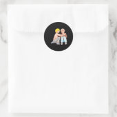 Compion Love Hug Sticker (Tasche)