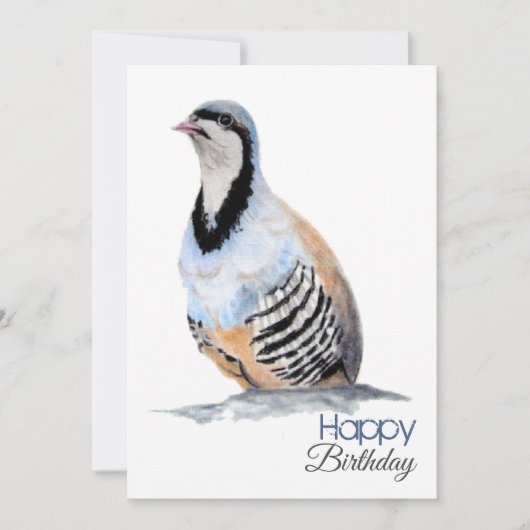 COMPLEANNO del cacciatore di coturnici Einladung (Vorderseite)