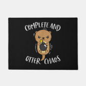 Complete and Otter Chaos Funny Niedlich Sea Otter Fußmatte (Vorderseite)