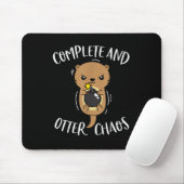 Complete and Otter Chaos Funny Niedlich Sea Otter  Mousepad (Mit Mouse)