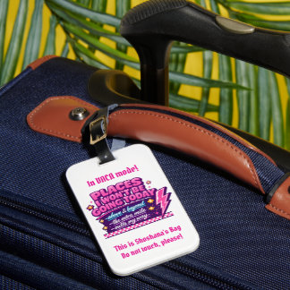 Completely custom humorous Luggage Tag Gepäckanhänger