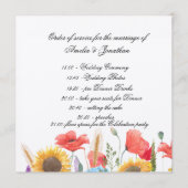 Completely Customisable Program/ Order of servie Programm (Vorderseite)