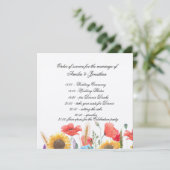 Completely Customisable Program/ Order of servie Programm (Stehend Vorderseite)