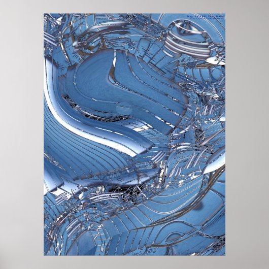 Complex Blue Poster (Vorne)