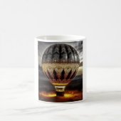 Complex Design On Semi Transparent Hot Air Balloon Kaffeetasse (Mittel)