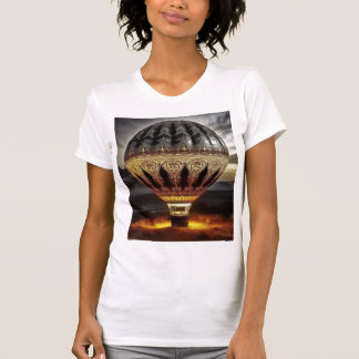 Complex Design On Semi Transparent Hot Air Balloon T-Shirt