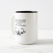 Complex Math Concepts Understandable Genius Zweifarbige Tasse (Vorderseite Links)