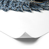 Complex Royal Symbolism: Regal Lion Head Poster (Ecke)