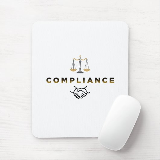 Compliance Desk Mouse Pad Mousepad (Mit Mouse)
