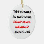 compliance manager, awesome keramik ornament (Rechts)