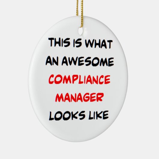 compliance manager, awesome keramik ornament (Rechts)