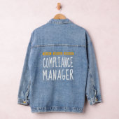 Compliance Manager Tshirt Wunderbares Funny Apprec Jeansjacke (Hangar)