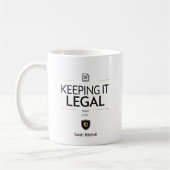 Compliance Officer Personalized Kaffeetasse (Links)