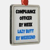 Compliance Officer von Lazy Hintern Ornament Aus Metall (Rechts)