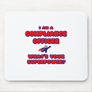 Compliance Officer Was ist deine Supermacht? Mousepad