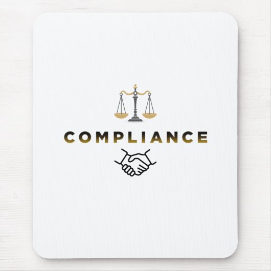 Compliance-Schreibtischmauspad Mousepad (Vorne)