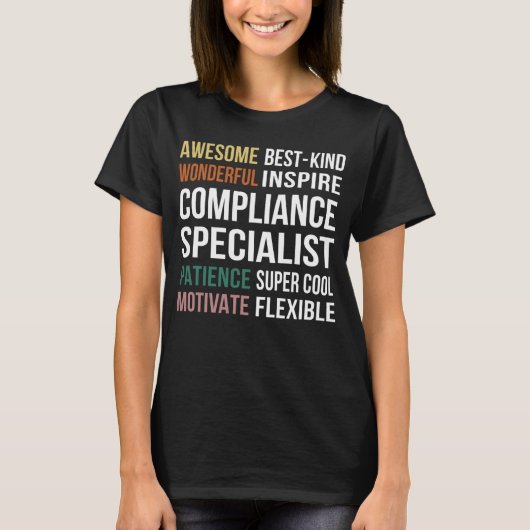 Compliance Specialist  Appreciation T-Shirt (Vorderseite)
