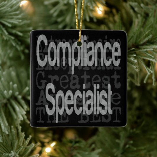 Compliance Specialist Extraordinator Keramikornament (Baum)