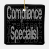 Compliance Specialist Extraordinator Keramikornament (Rückseite)