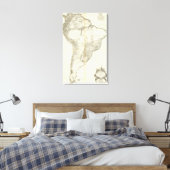Composite American Engraded Map Leinwanddruck (Insitu (Schlafzimmer))