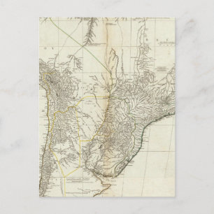 Composite American Engraded Map Postkarte