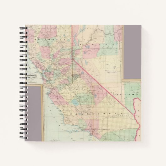 Composite Calif, Nevada Notizblock (Vorderseite)
