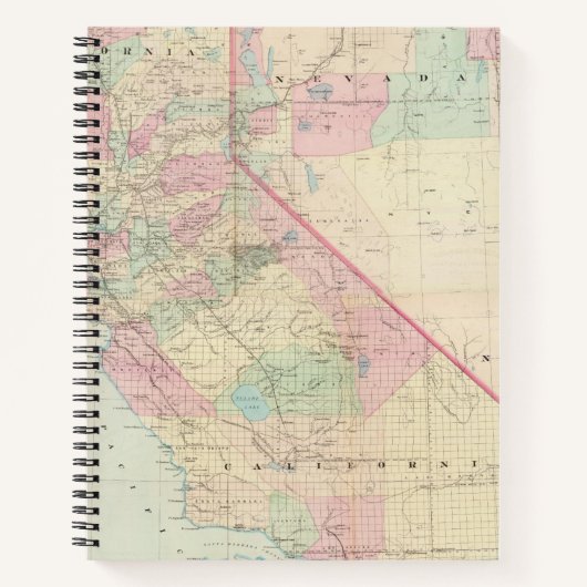 Composite Calif, Nevada Notizblock (Vorderseite)