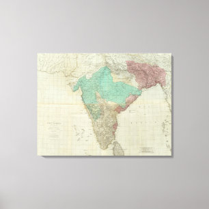 Composite East Indies mit Straßen Leinwanddruck