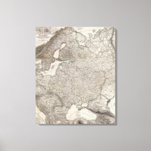 Composite Eastern Europe, Norwegen, Schweden Leinwanddruck (Vorderseite)