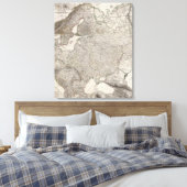 Composite Eastern Europe, Norwegen, Schweden Leinwanddruck (Insitu (Schlafzimmer))