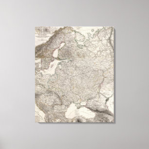 Composite Eastern Europe, Norwegen, Schweden Leinwanddruck