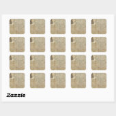 Composite Irland Quadratischer Aufkleber (Blatt)