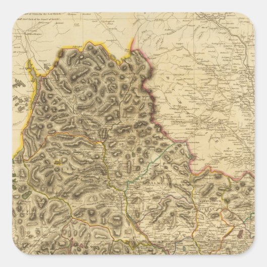 Composite Kirkcudbright Shire Quadratischer Aufkleber (Vorderseite)