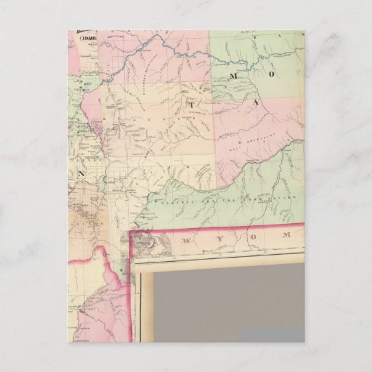 Composite Montana, Idaho Postkarte (Vorderseite)