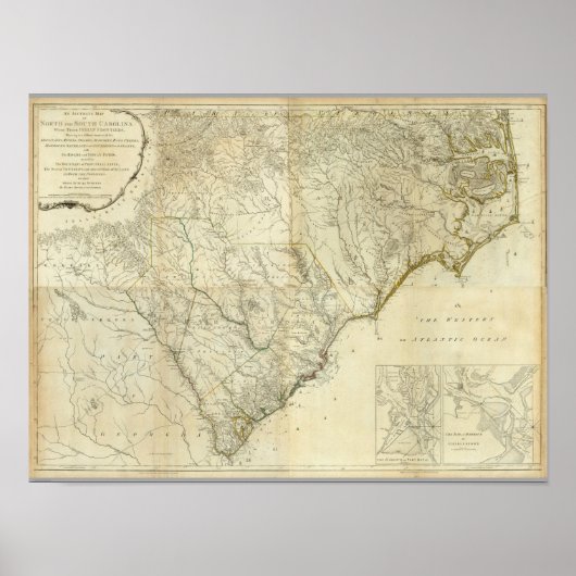 Composite North & South Carolina Poster (Vorne)