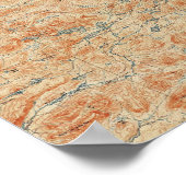 Composite of 24 Adirondack Topographic Maps Poster (Ecke)