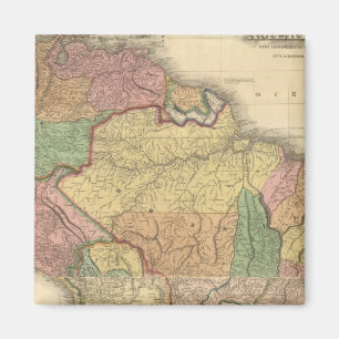 Composite of South America Magnet