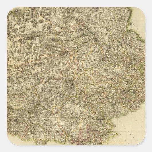 Composite Perthshire Quadratischer Aufkleber (Vorderseite)