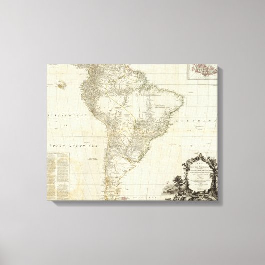 Composite South America 2 Leinwanddruck (Vorderseite)
